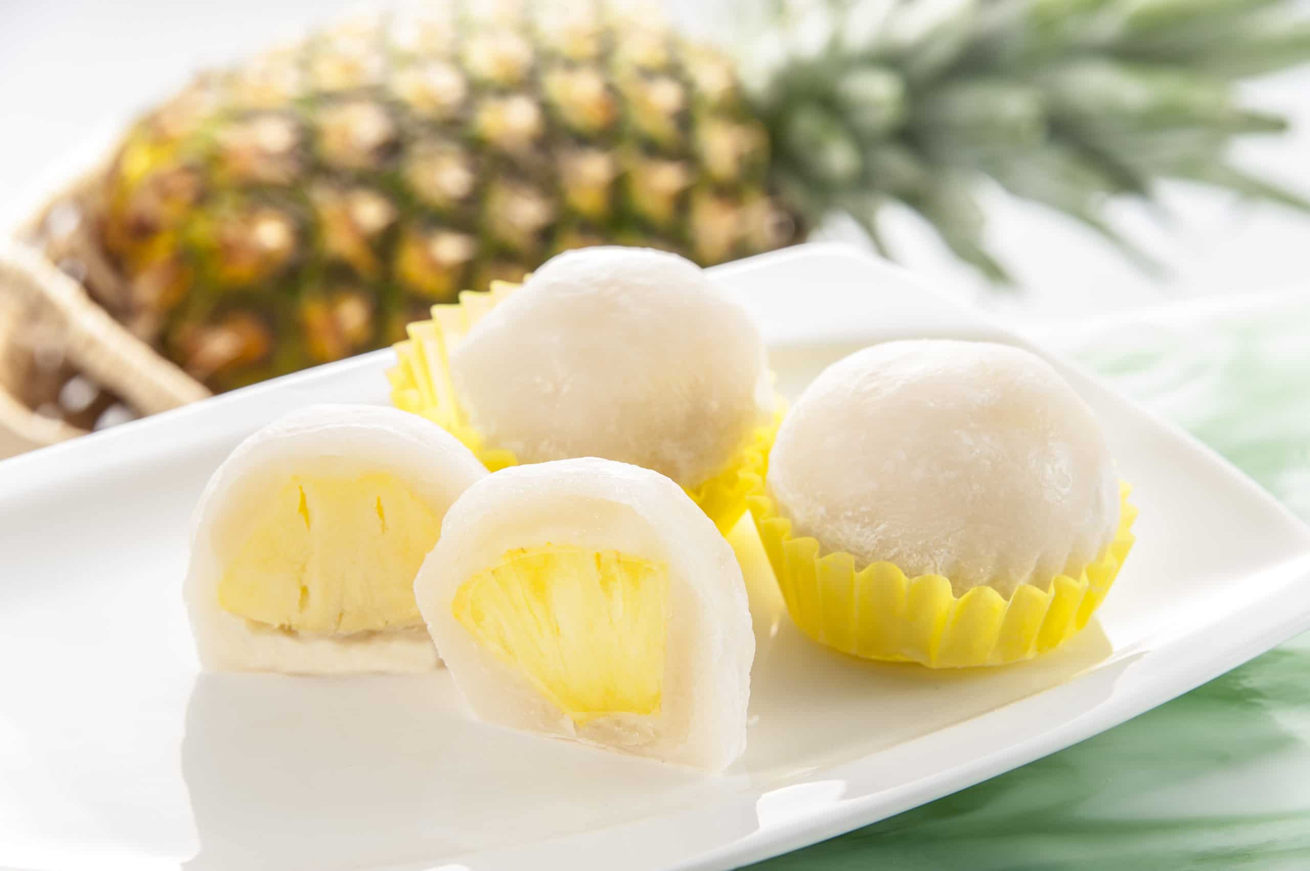 パイナップル大福』販売開始しました - こころ菓子ほそや